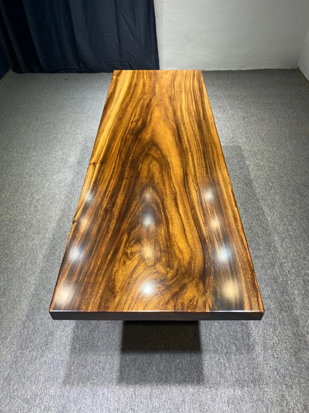 规格：225-76-6.3南美胡桃木实木大板办公桌