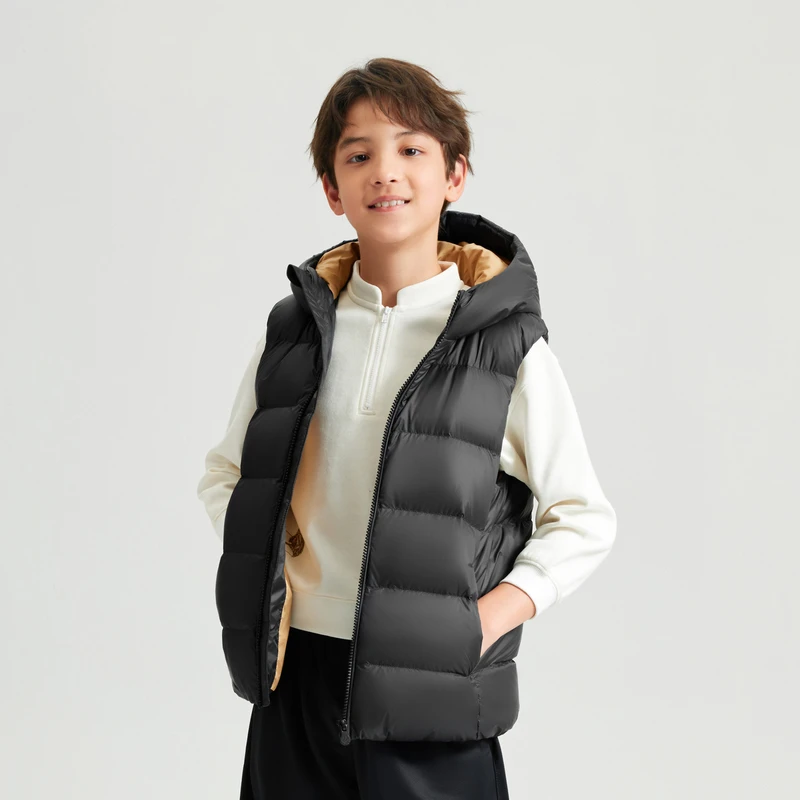 2024波司登新款儿童羽绒休闲轻暖感防寒男女中大童外套 T30133510