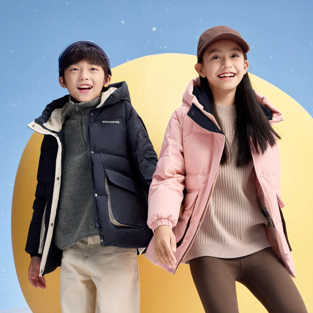 波司登儿童新款羽绒服洋气保暖童装厚外套T30143700E