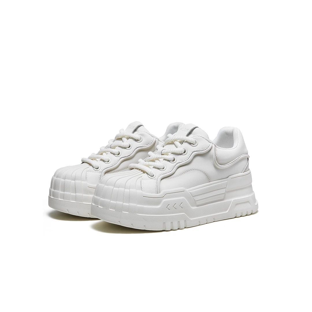 【GG】杰雷哈洛2024新款时尚贝壳头包裹系带松糕舒适大底休闲鞋