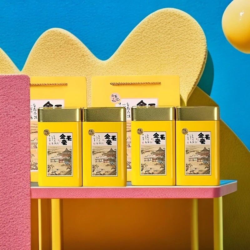 英德红茶精选英红9号红茶125克罐共四罐英红九号红茶礼金毛毫春茶