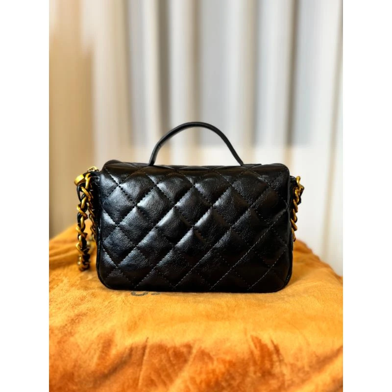 HIRMRIS手工真皮包550693-黑 24a香黑小号