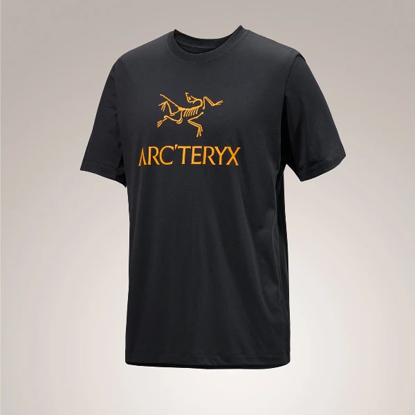 ARC'TERYX/始祖鸟Word Logo ss微标男士T恤圆领短袖透气纯棉休闲