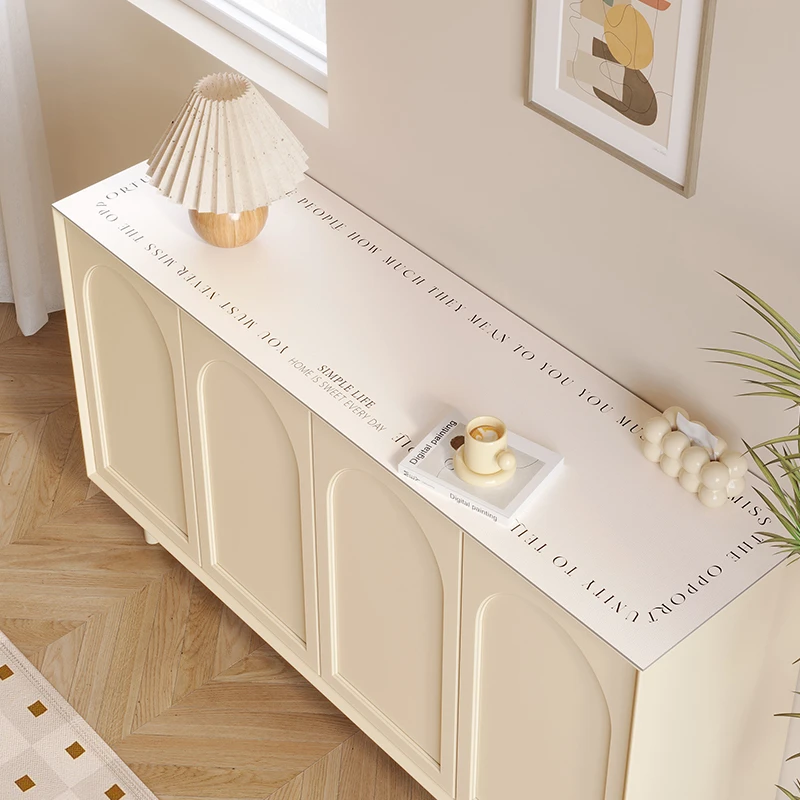 玄关门口鞋柜垫轻奢高级感防水防脏电视机柜垫茶几桌垫桌布边柜垫