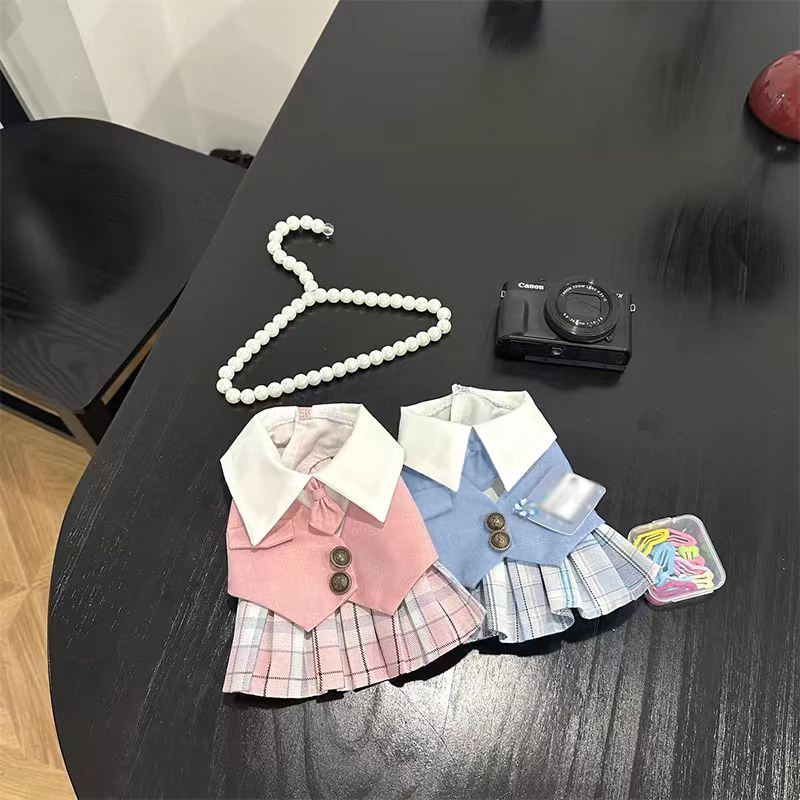 春夏款小狗学院装JK制服 马尔济斯约克夏西施比熊宠物狗衣服