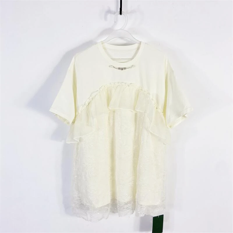 【77衣橱】KYX9017精品女装上衣短袖T恤气质轻奢