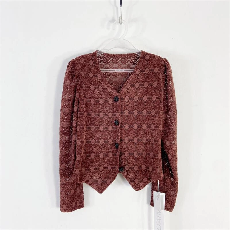 【77衣橱】KS1346精品秋冬女装上衣长袖气质轻奢【红人上新】