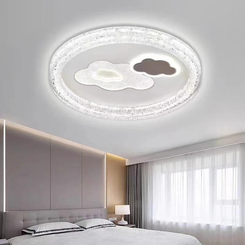 2024年新款餐厅大气温馨吸顶灯圆形灯饰个性创意简约房间灯具