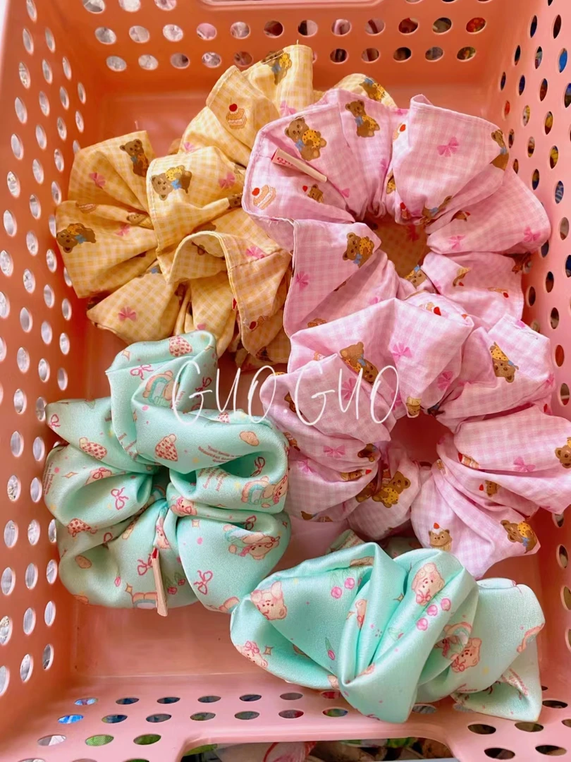 果果手作发圈甜美可爱复古风格手工发饰