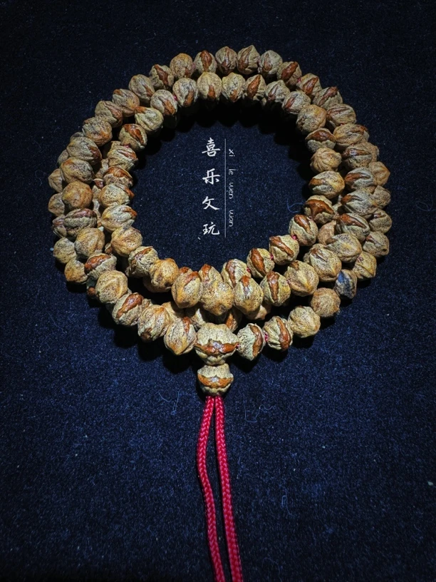 【喜乐文玩】“绝世横打”热振百香籽108长串