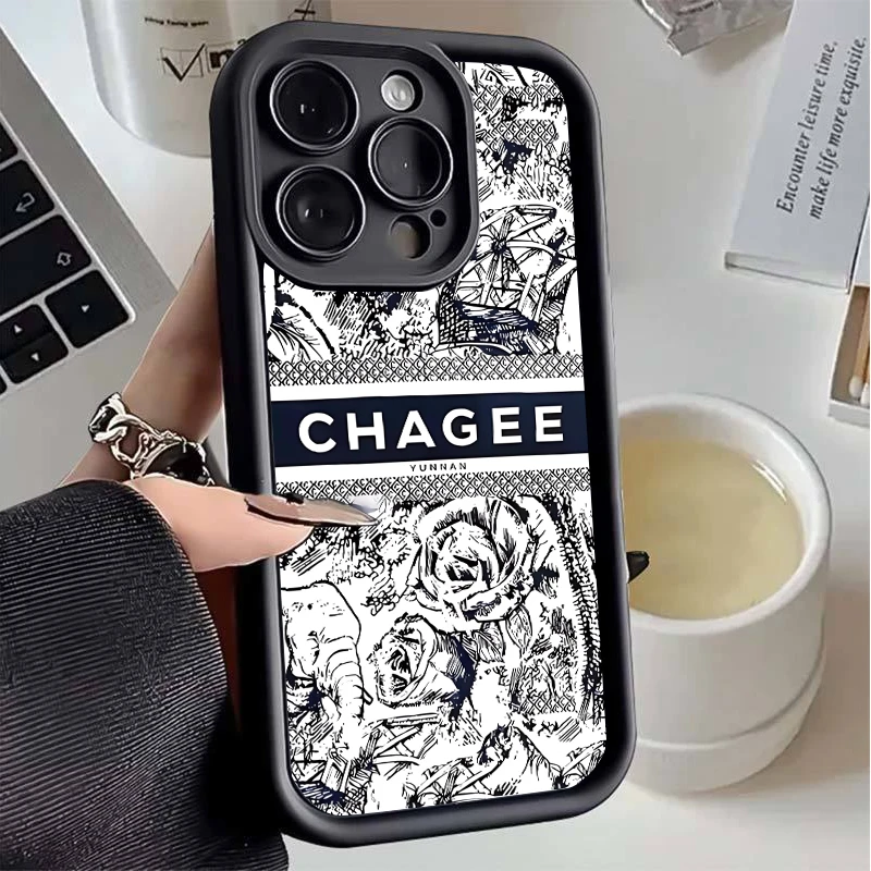 高级感霸王茶姬苹果15手机壳华为mate60适用oppoa93svivoy52s小米