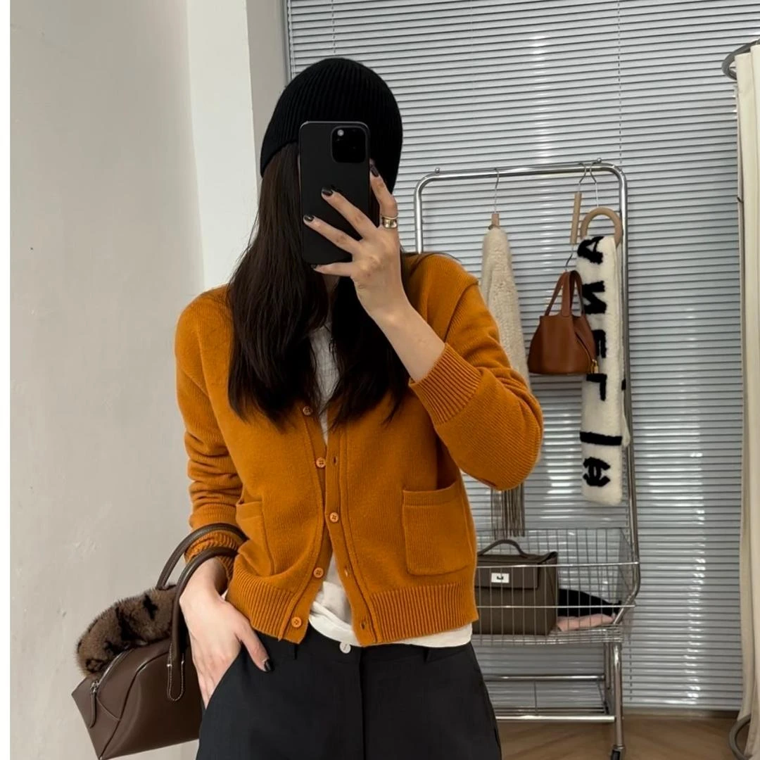 定染色软糯 毛衣外套 960