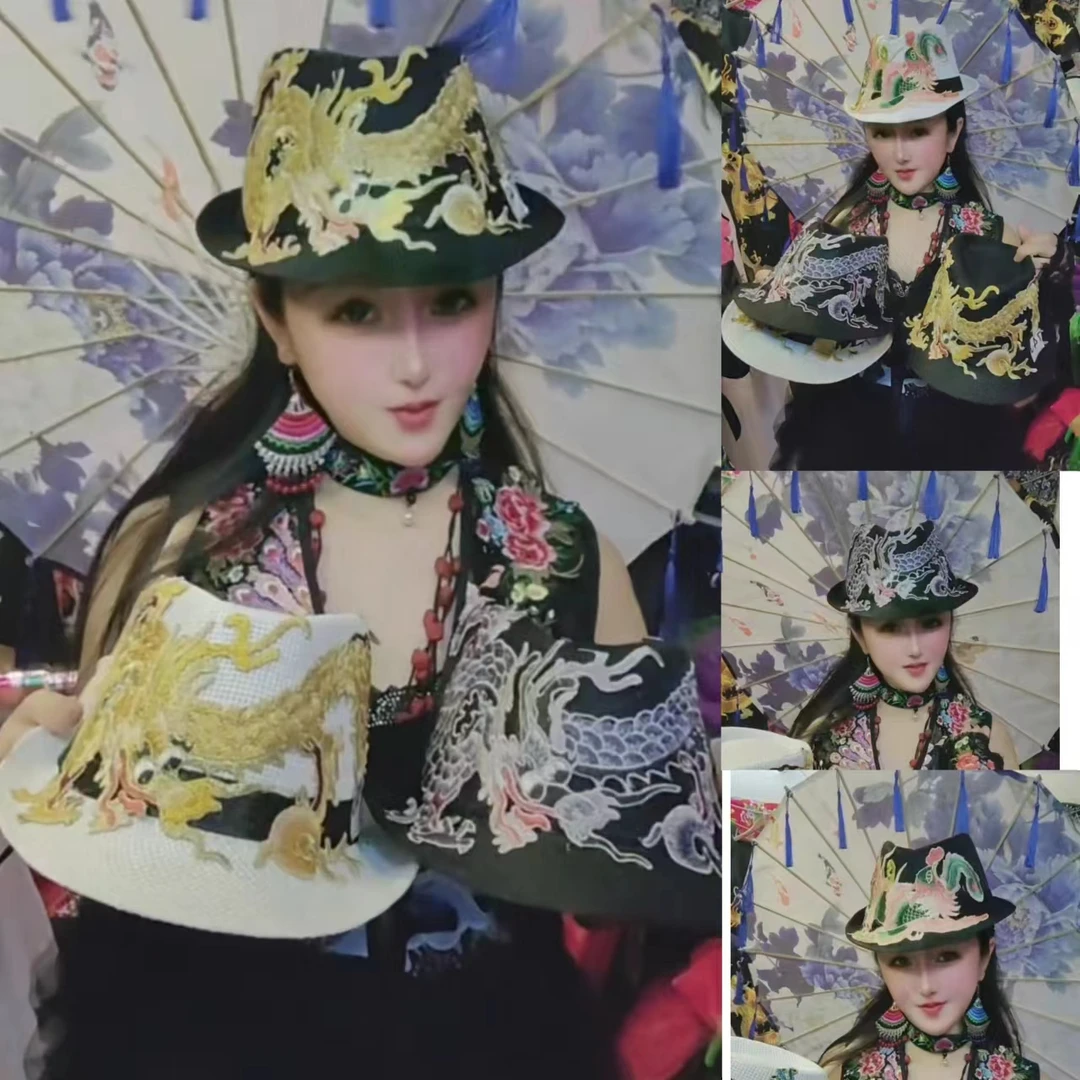 四季可以带爵士款龙帽子