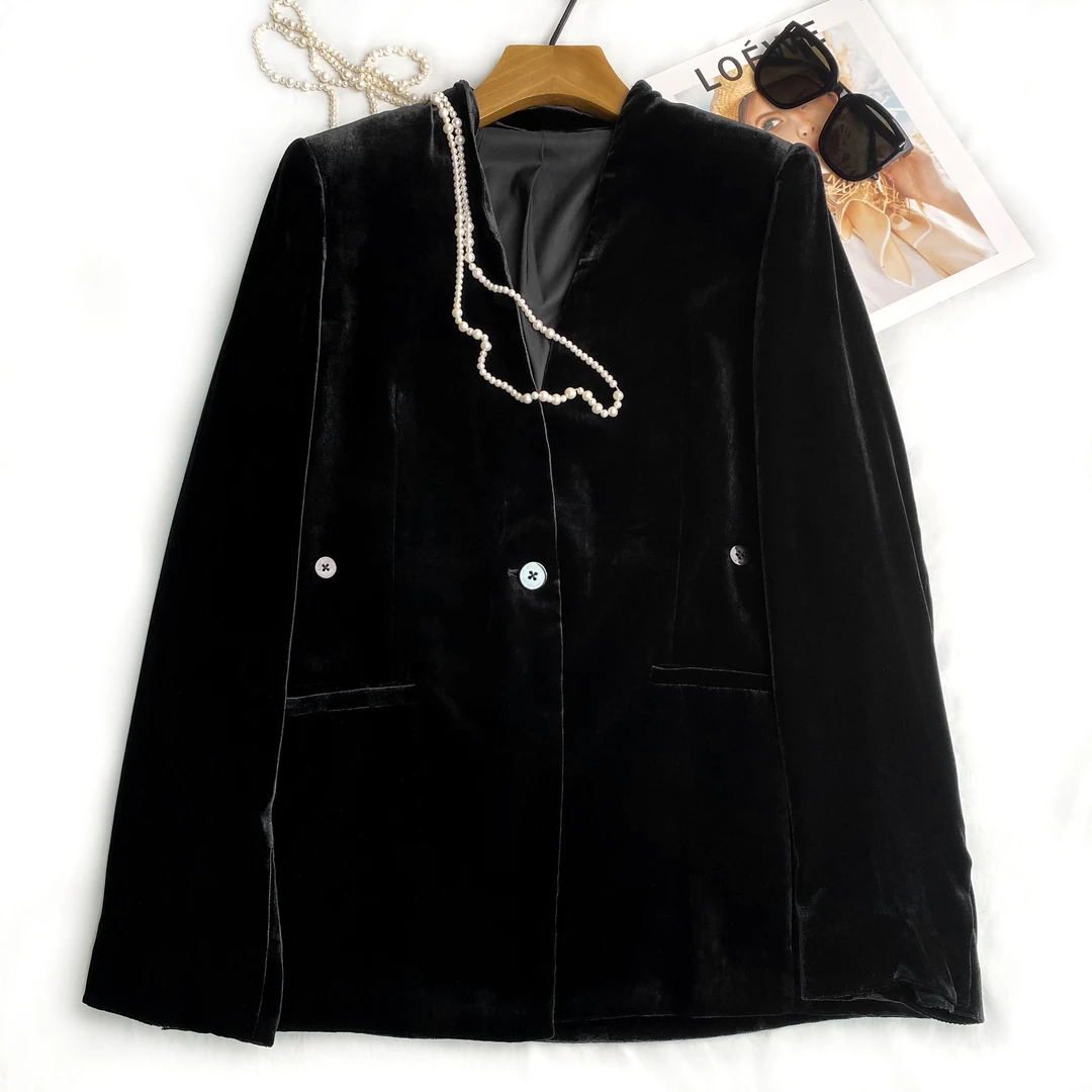 外贸T*H丝绒外套（22122001）