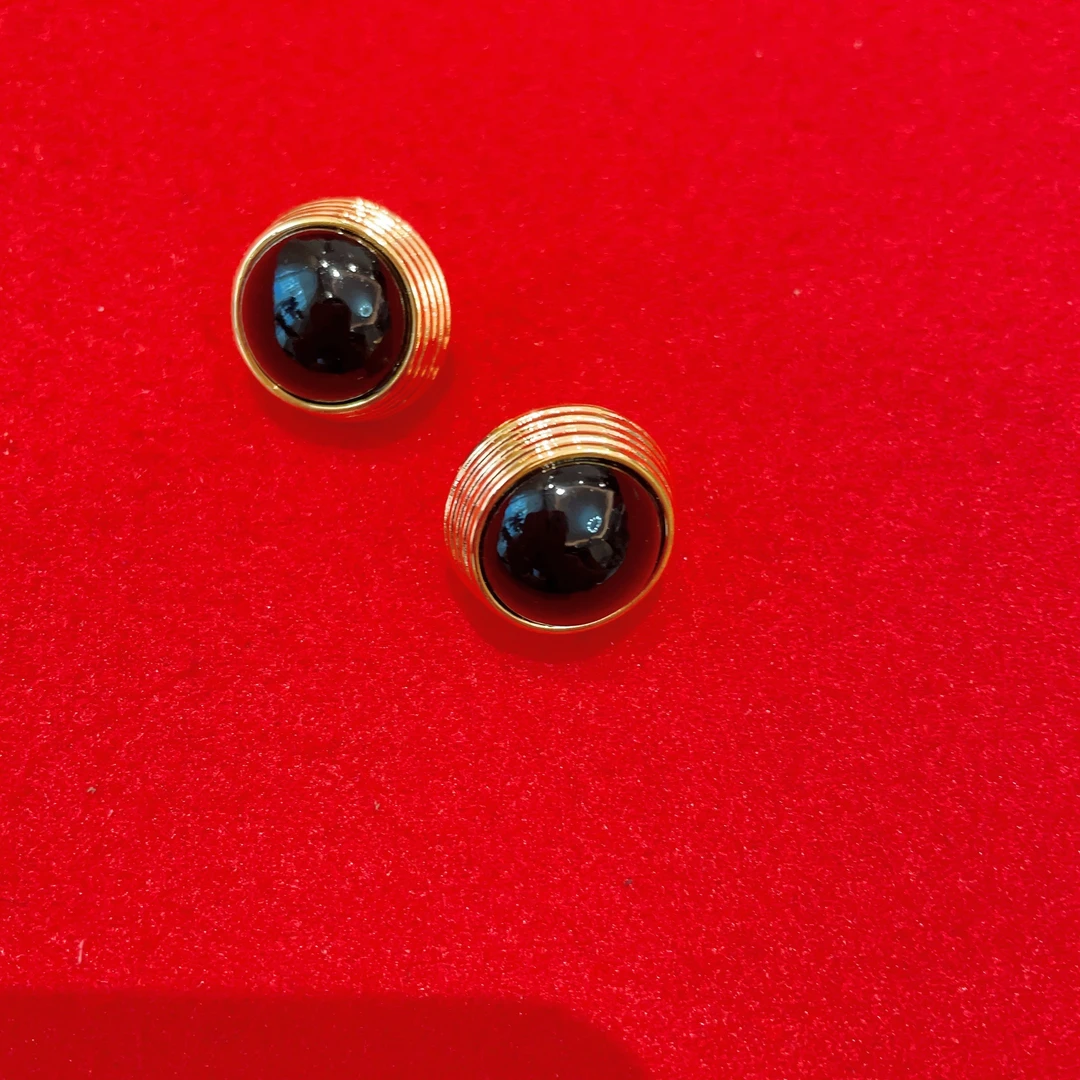 合金耳饰 3311 高级感山茶花珠蝴蝶结大白花耳钉耳饰耳环