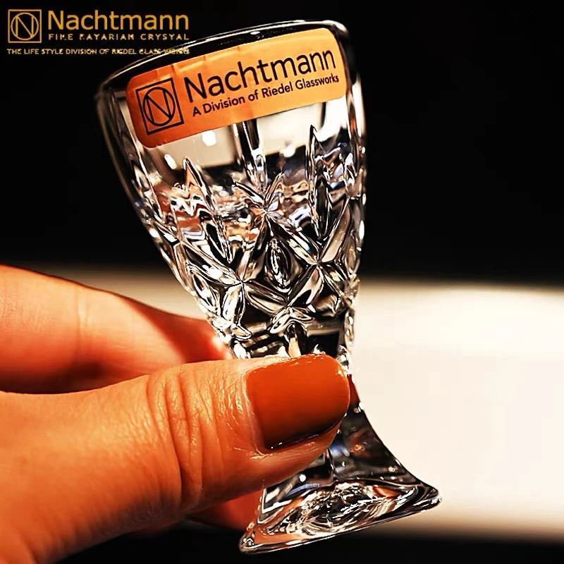 NACHTMANN/娜赫曼德国进口水晶玻璃家用白酒杯一口杯高档烈酒杯