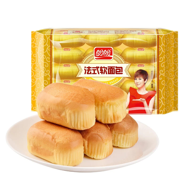 盼盼产品糕点小面包软面包早餐下午茶休闲香软香味早餐整箱300g*2