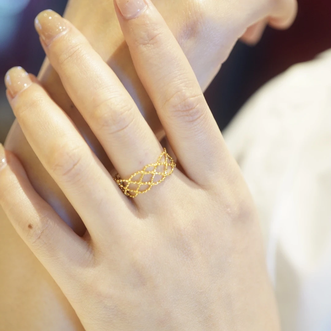 【宝曼珠宝】18K金意大利进口编织链条配件 可调节