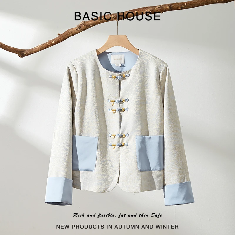Basic House/百家好秋季新款新中式国风外套B1194B52692