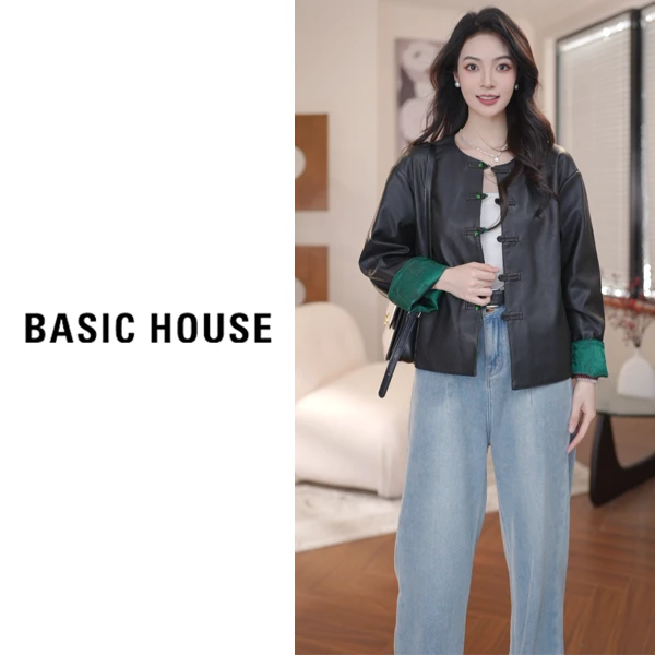 Basic House/百家好秋季新款百搭双面穿国风外套B1194B53872