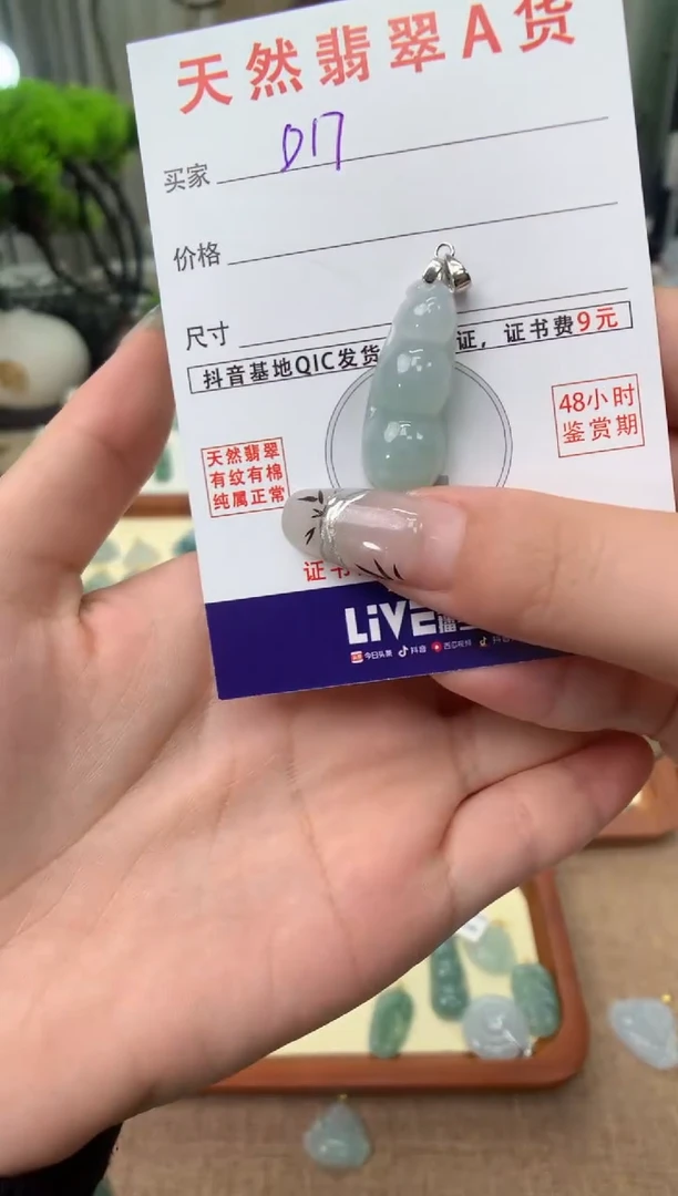 【闪购商品】翡翠颈饰未镶嵌天然A货翡翠挂件