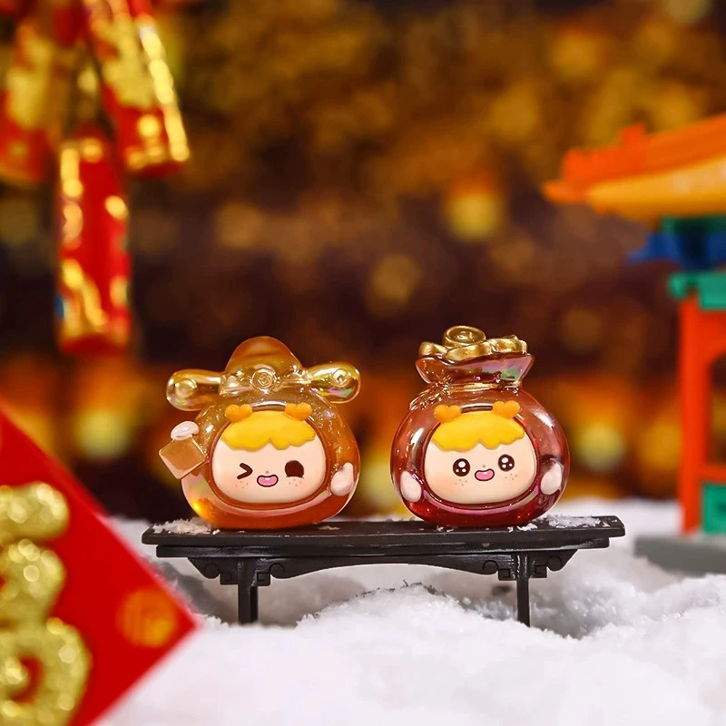 【闪电潮玩】春节礼品龙娃贺岁小萌粒Q版可爱龙娃萌粒摆件
