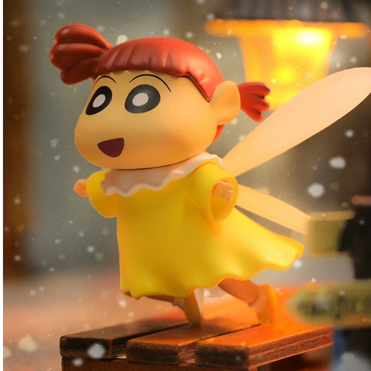 【闪电潮玩】蜡笔小新童话系列盲盒潮玩手办摆件玩具公仔玩偶