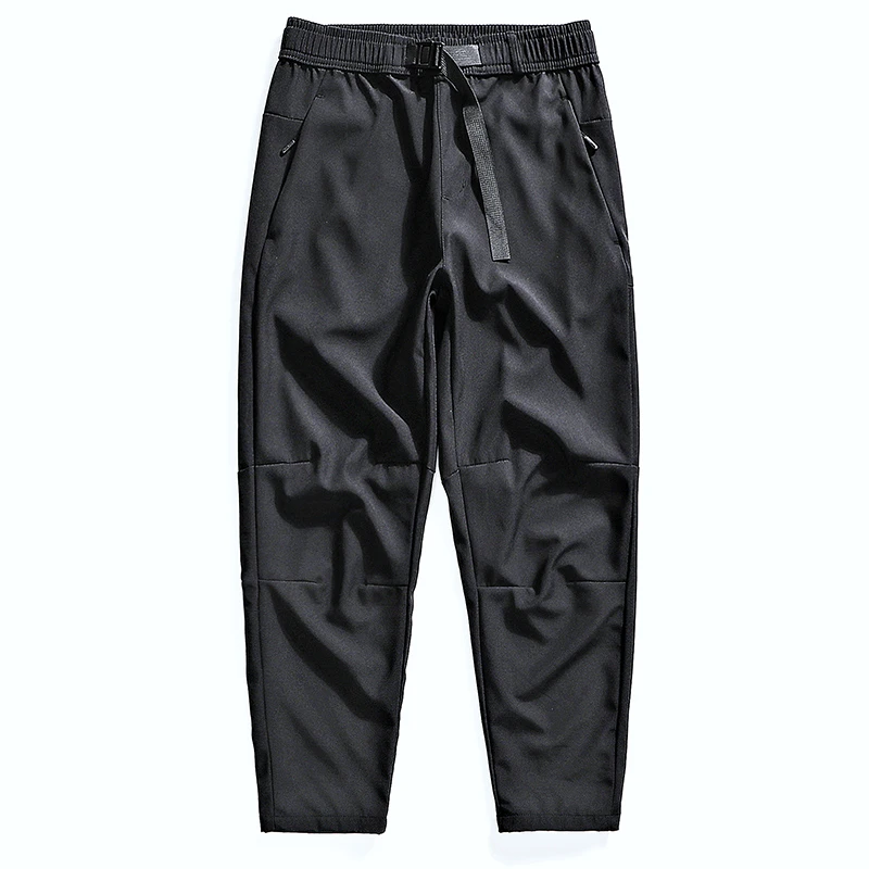 2024春季新款冲锋裤秋季宽松工装休闲九分裤日系户外小脚运动裤