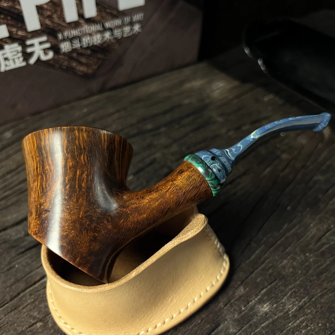 刺猬石楠木烟斗  刺猬6号手把件