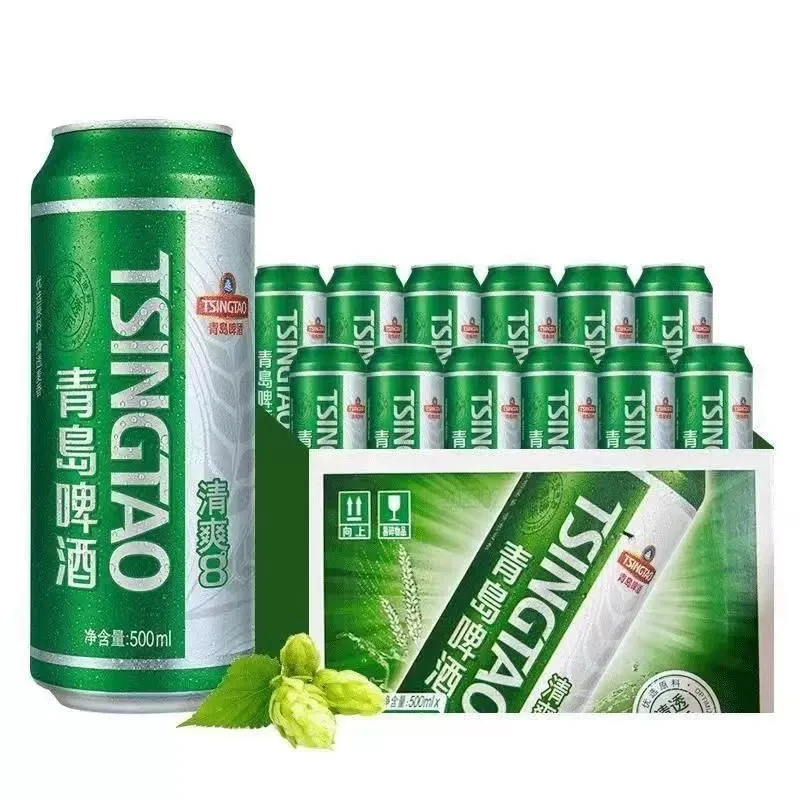 青岛啤酒 清爽8度 听装 500ml*12听