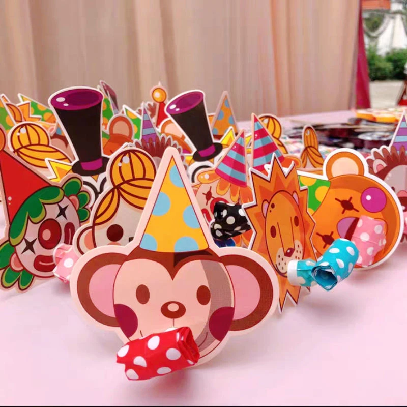 【生日道具】喇叭玩具儿童口哨宝宝笑脸伸缩吹龙口卷吹吹卷幼儿园