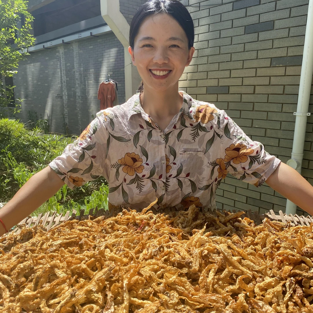 【干白辣椒皮】农村手工自家晒干