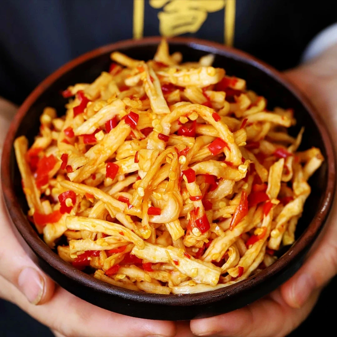 【香辣萝卜条】农家风味下饭菜开胃酸辣萝卜条拌饭美味湖南