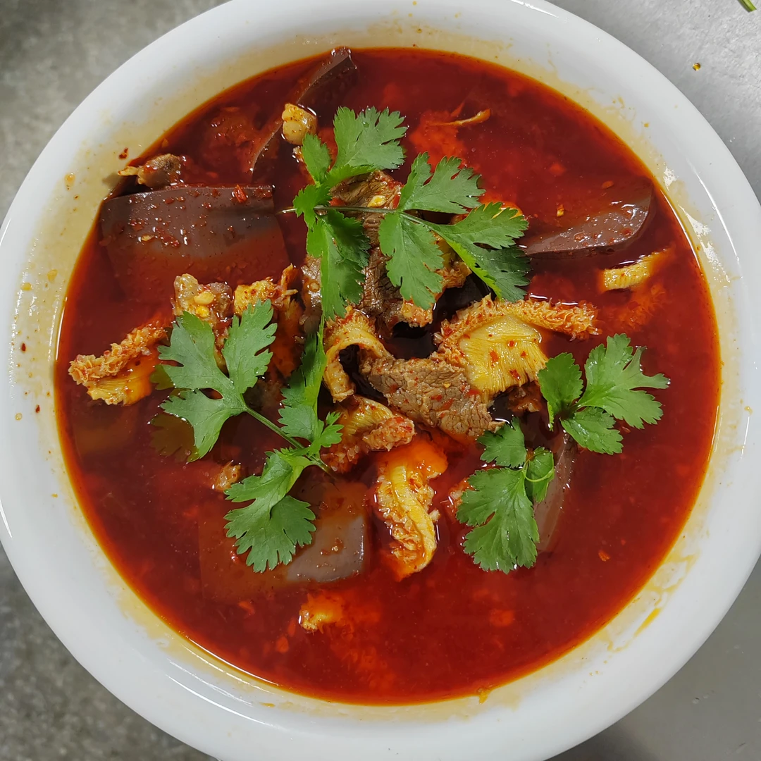 湖南新化正宗三合汤【牛肉 牛肚 牛血】