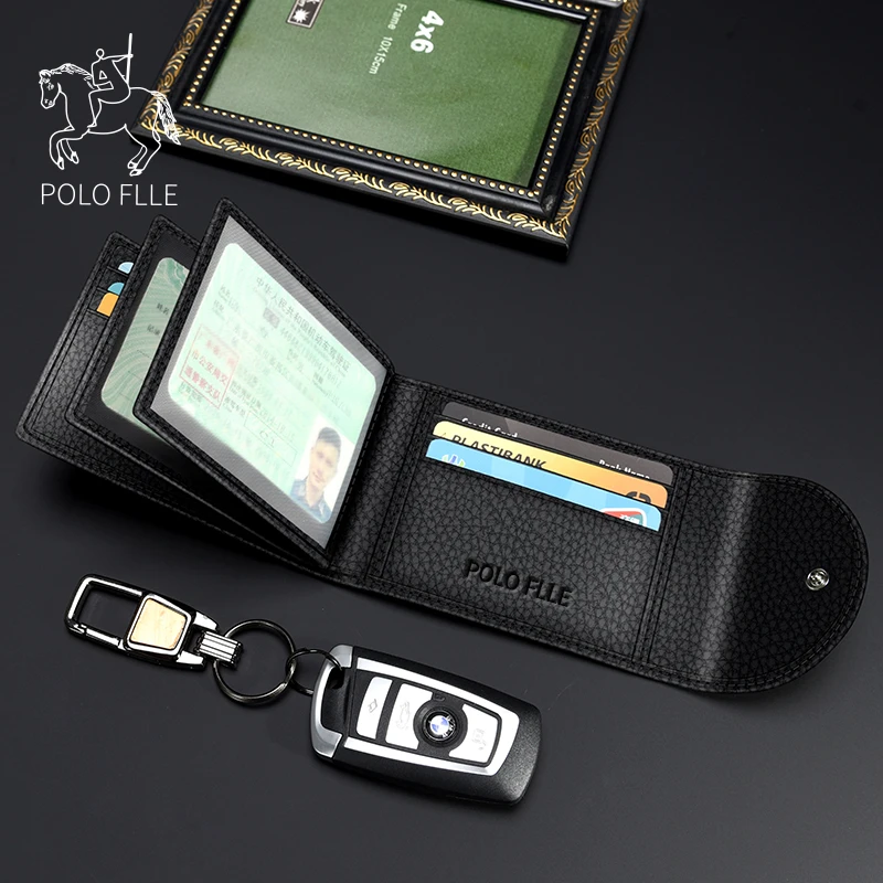 保罗牛皮驾驶证皮套卡包男款真皮行驶证件保护套二合一女士多功能