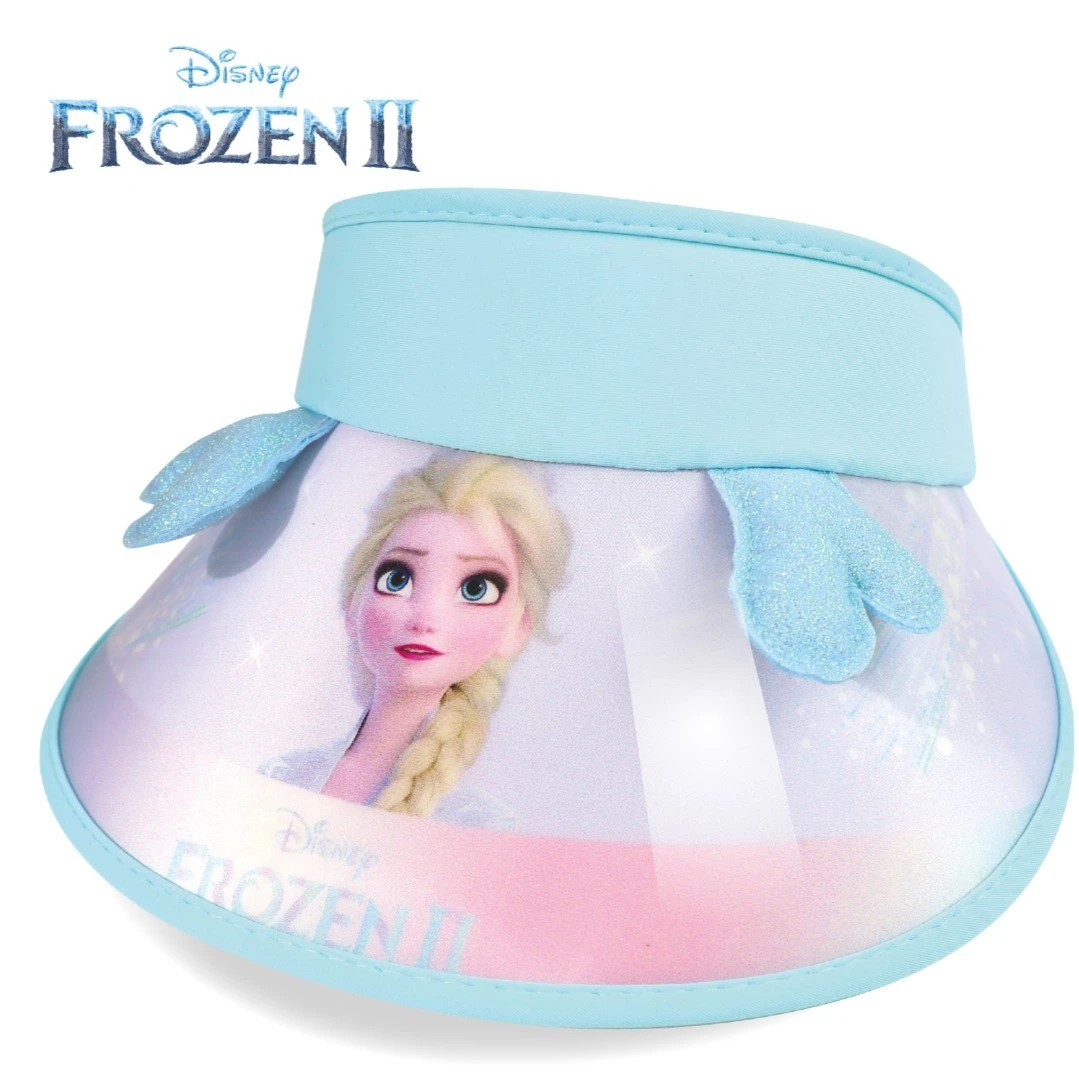 PINKY联名冰雪爱莎防晒帽儿童鹿角空顶帽