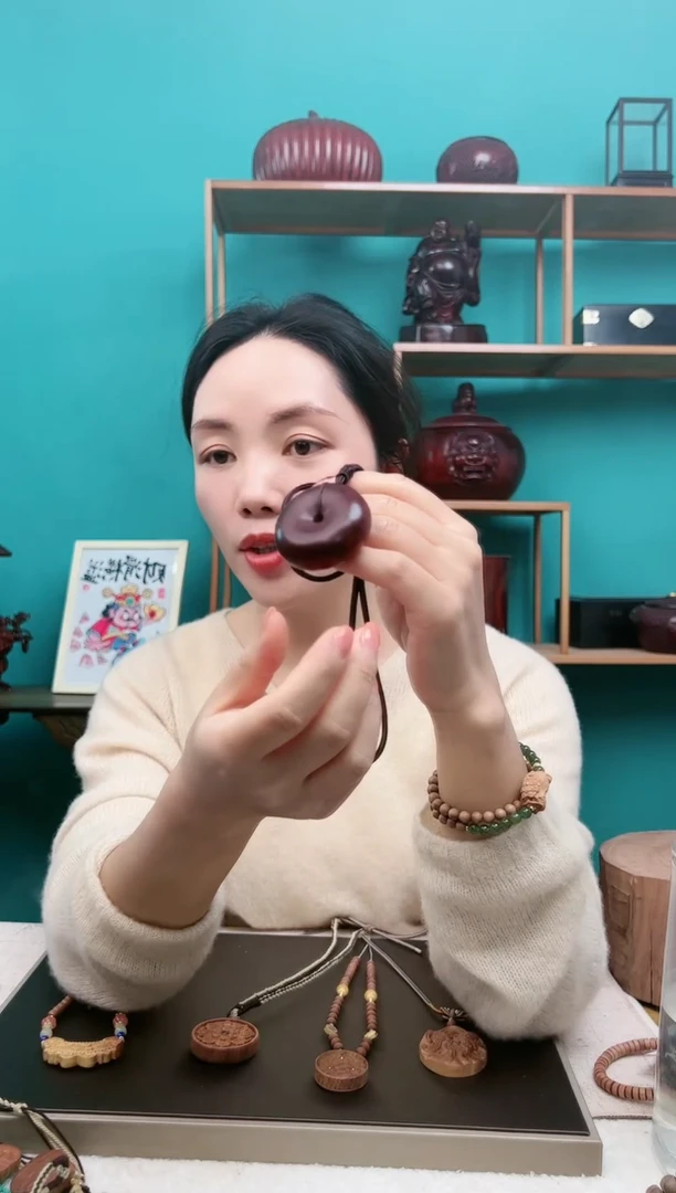 【闪购商品】小叶紫檀吊坠平安扣脖挂