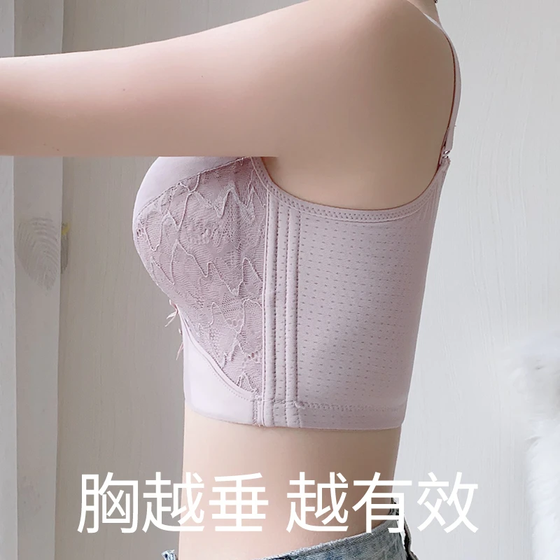 内衣女大胸显小超薄款夏轻薄收副乳防下垂全罩杯调整型大码文胸罩