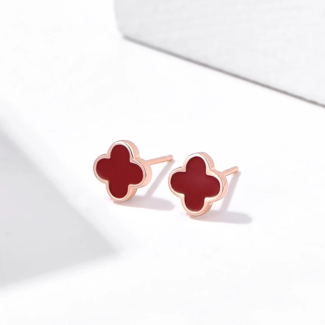 合金耳饰 【mini.单花耳钉】G111571轻奢百搭简约经典气质精致时尚