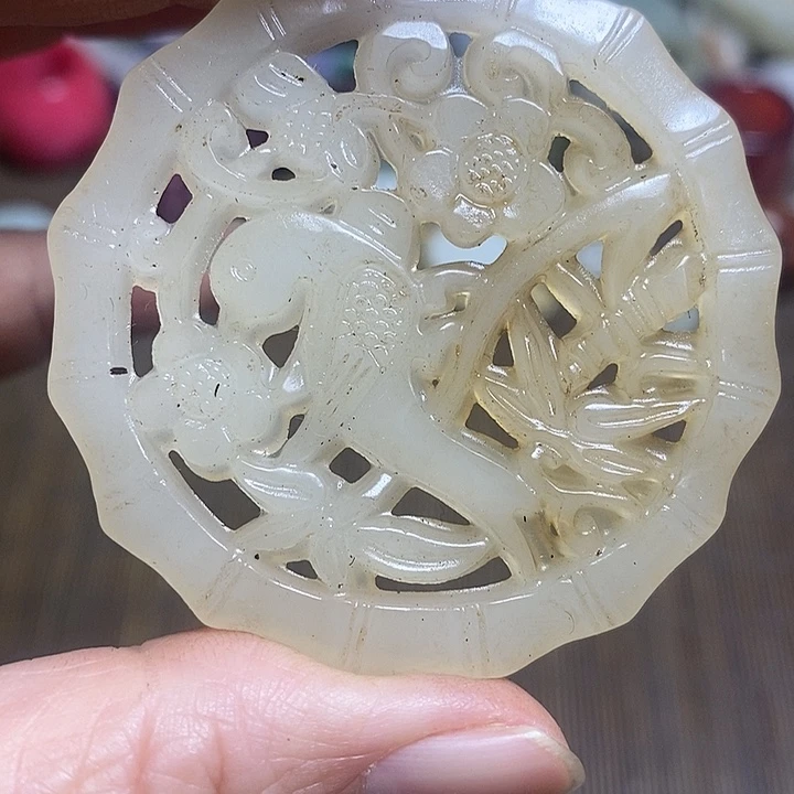 和田玉（糖玉）颈饰未镶嵌