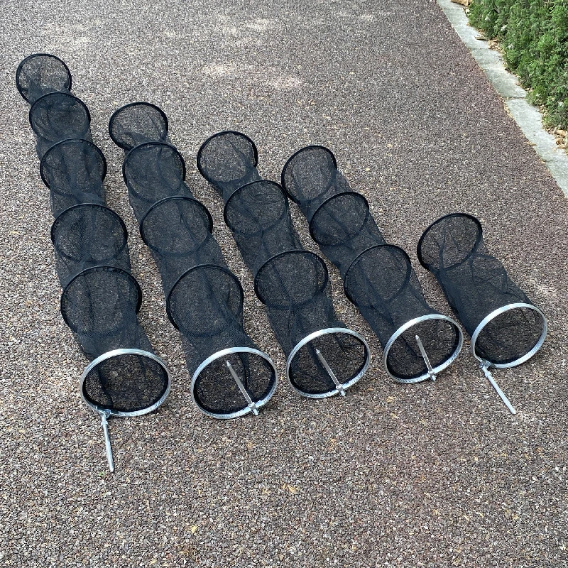 溪流鱼护网兜小网眼渔护便携折叠走钓渔户小型钓鱼户外装备神器