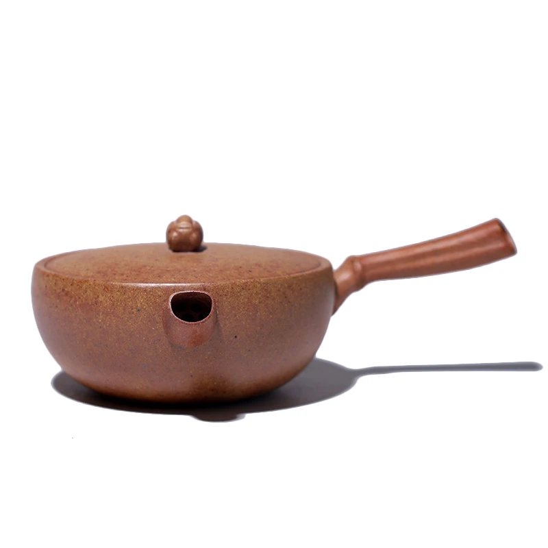 大吉羊柴烧 宜兴紫砂壶茶壶 原矿本山绿泥知夏90ml徐雅