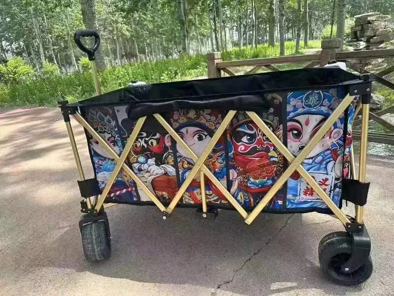 正品伯义《铝合金》钓鱼拉车加大双叉超轻款户外拉车