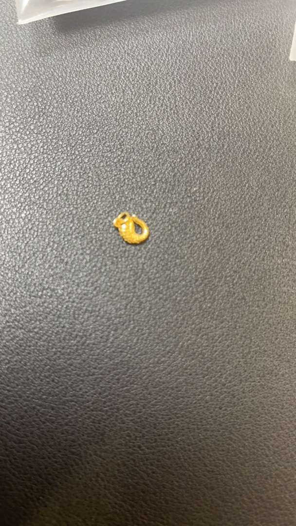 小小杨的足金999吊坠一个