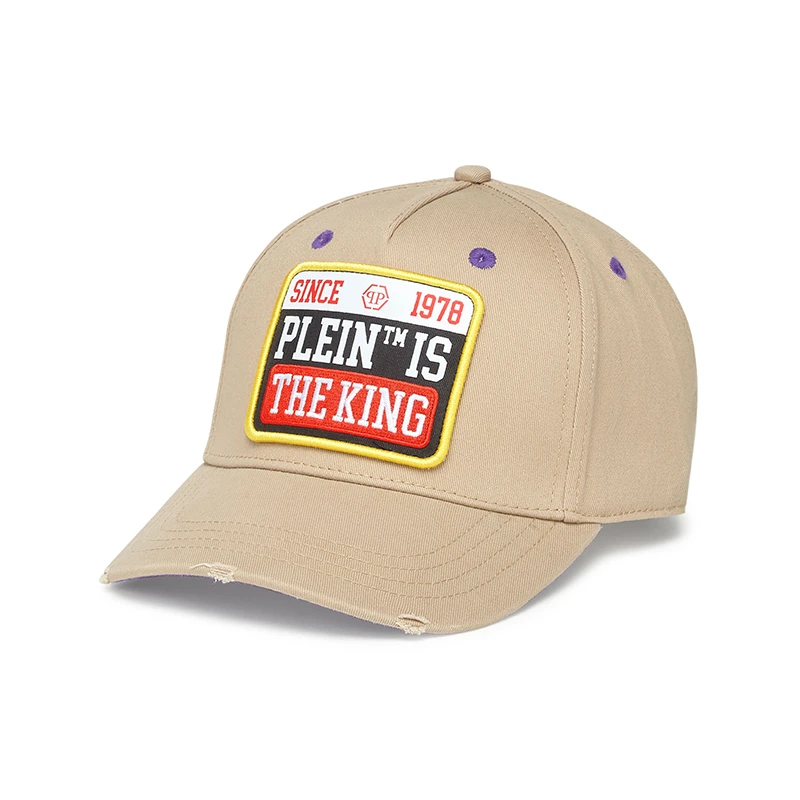 Philipp plein棒球帽 男女同款Plein字母图案棒球帽 菲历沛