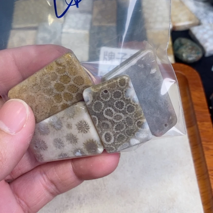 【闪购商品】硅化珊瑚（珊瑚玉）颈饰未镶嵌C*