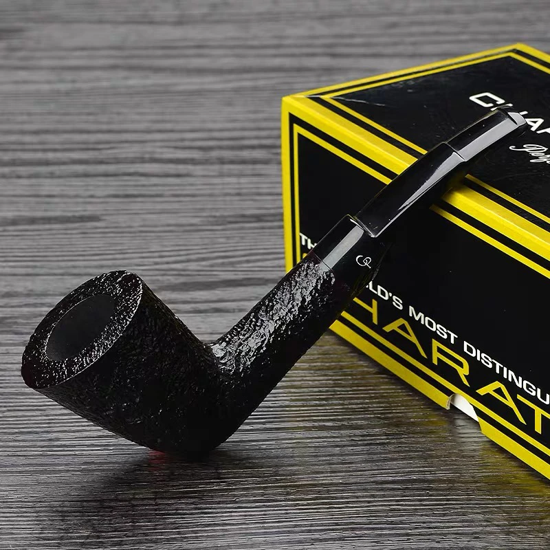 英国进口CHARATAN查尔顿石楠木手工烟斗收藏级直式麻面EX-07