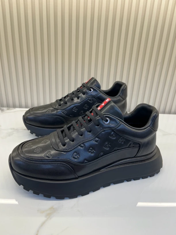 秋季新款百搭真皮厚底休闲男皮鞋816