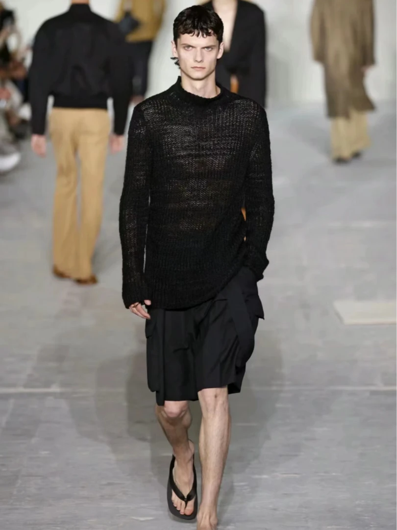 【新潮三】52177#潮牌时尚经典设计圆领宽松短袖休闲百搭潮流