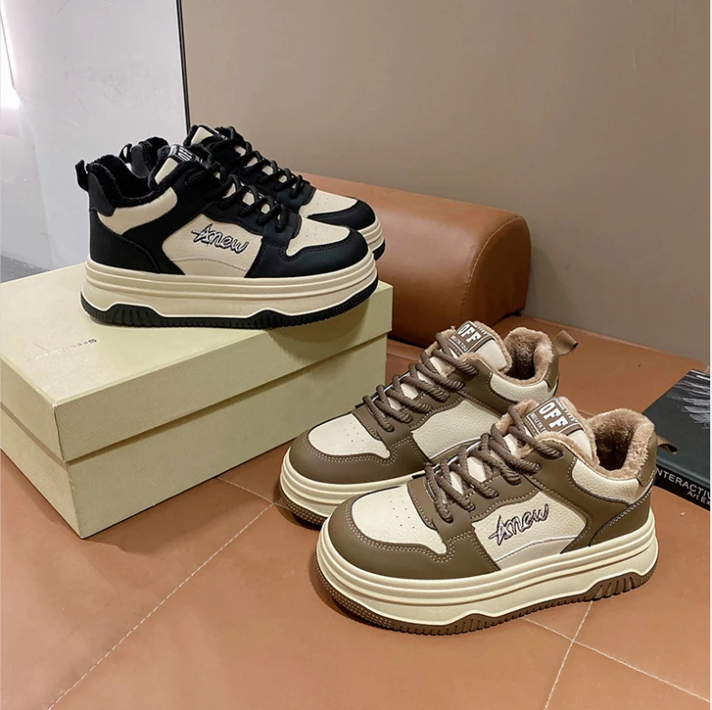 【zll加到】2023时尚秋冬加绒女鞋